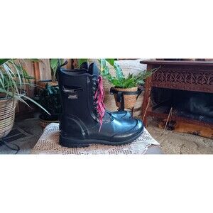Bogs Sidney Solid size 9 women's waterproof weatherproof lace-up boots